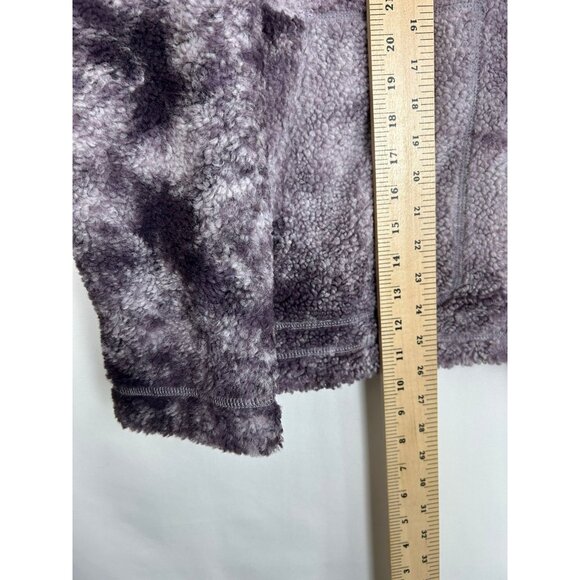 The North Face Women’s Medium Sherpa Purple White Full Zipper Jacket - Picture 5 of 8